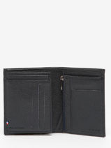 Portefeuille Porte-monnaie Madras Cuir Etrier Noir madras EMAD142-vue-porte