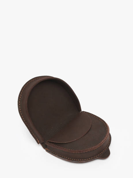 Porte-monnaie Oil Cuir Etrier Marron oil EOIL044 vue secondaire 1