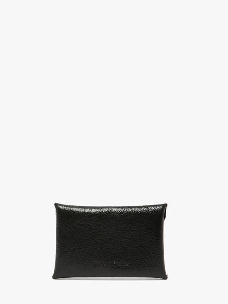 Card Holder Etincelle IrisÃ©e Leather Etrier Black etincelle irisee EETI5003 other view 2