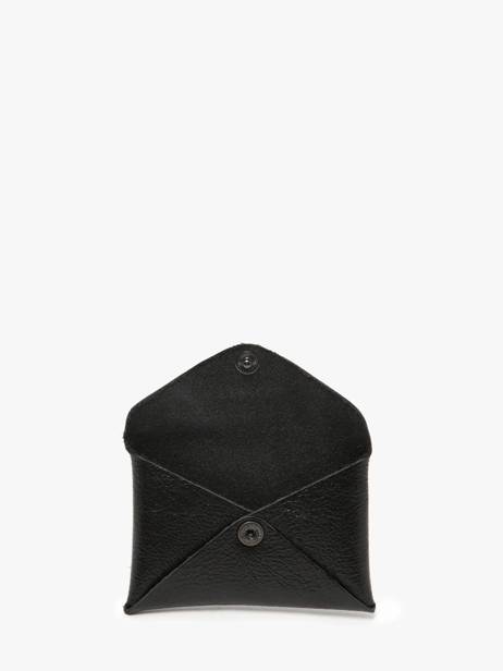 Card Holder Etincelle IrisÃ©e Leather Etrier Black etincelle irisee EETI5003 other view 3