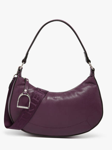 Medium Leather Altesse Shoulder Bag Etrier Violet altesse EALT017M