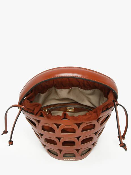 Bucket Bag Epona Leather Etrier Brown epona EEPO136M other view 5