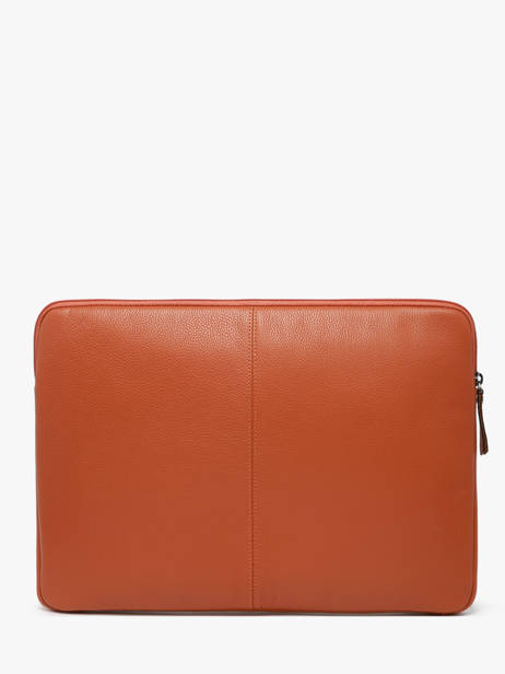 Leather Flandres 15'' Laptop Cover Etrier Orange flandres EFLA8835 other view 3