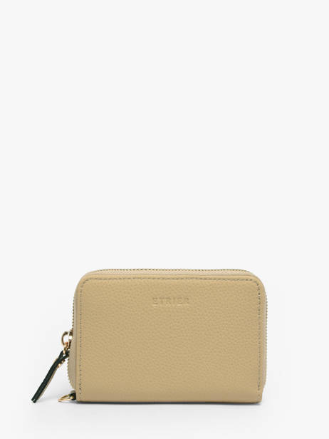 Porte-monnaie Equestre Cuir Etrier Beige equestre EEQT096M